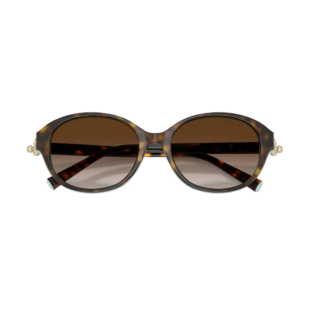 Tiffany & Co. TF4263D Women's Round Gradient Sunglasses