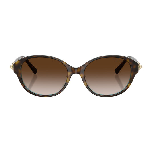 Tiffany & Co. TF4263D Women's Round Gradient Sunglasses