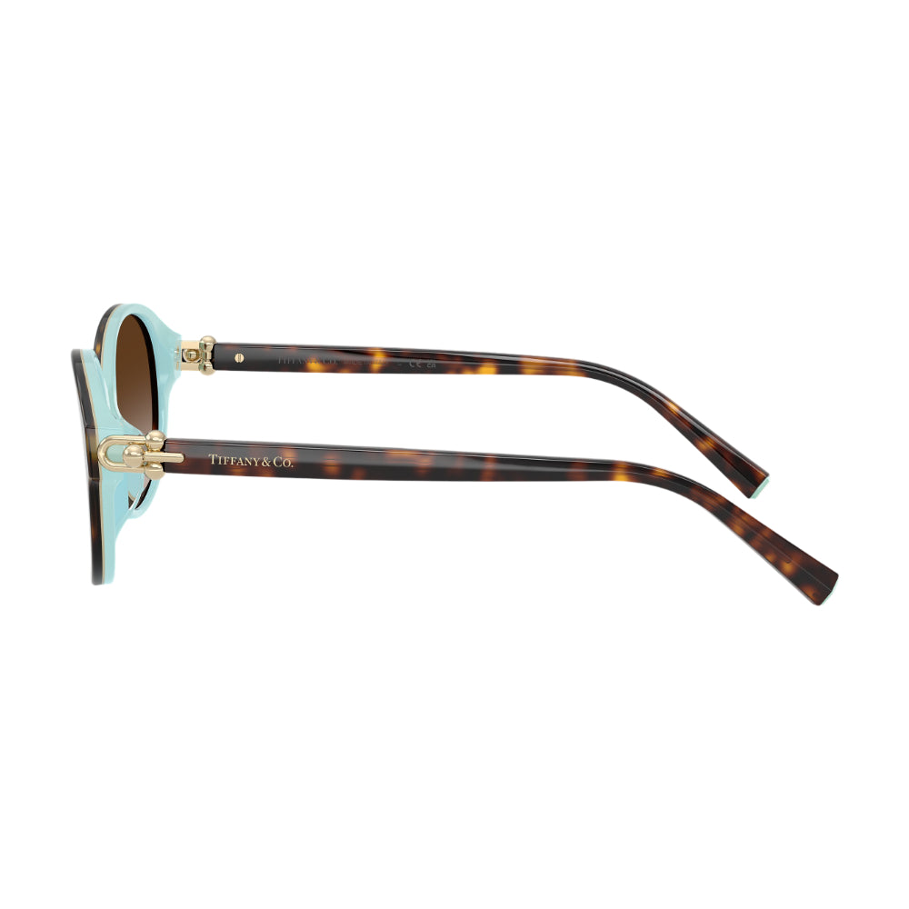 Tiffany & Co. TF4263D Women's Round Gradient Sunglasses