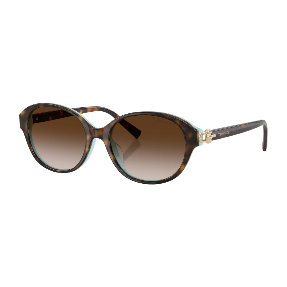 Tiffany & Co. TF4263D Women's Round Gradient Sunglasses