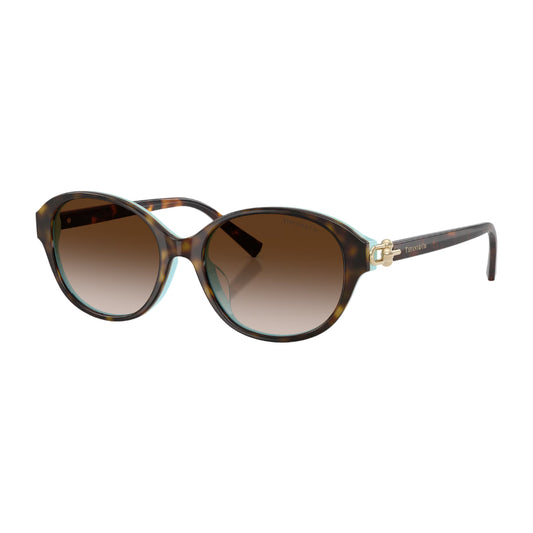 Tiffany & Co. TF4263D Women's Round Gradient Sunglasses