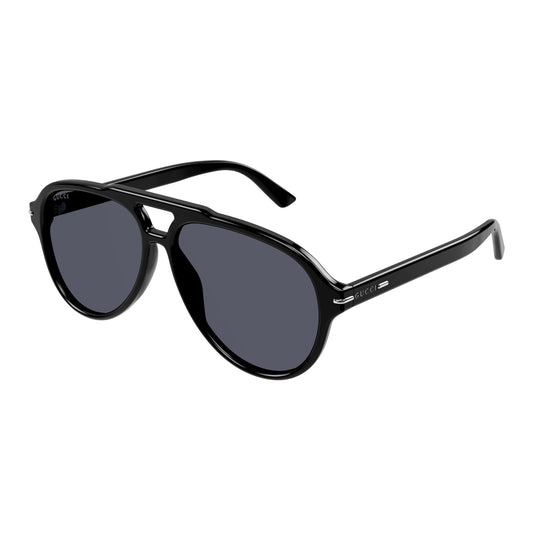 Gucci Lettering GG1443S Men's Pilot Sunglasses