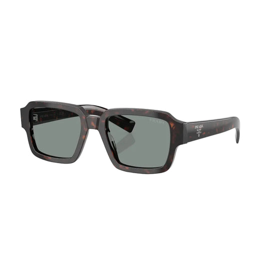 Prada PR 02ZSF Men's Square Solid Color Sunglasses