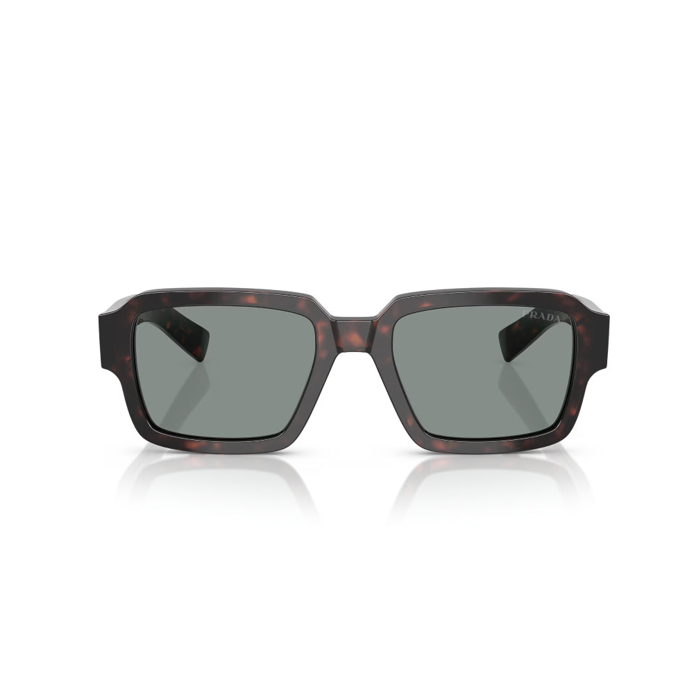 Prada PR 02ZSF Men's Square Solid Color Sunglasses