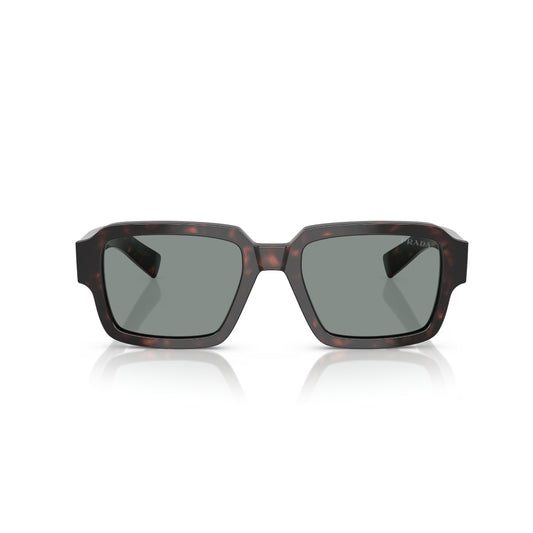 Prada PR 02ZSF Men's Square Solid Color Sunglasses