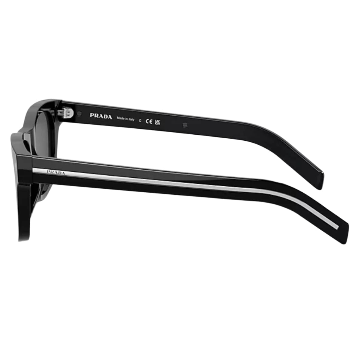 Prada PR A17S16K73 Men's Rectangular Solid Color Sunglasses