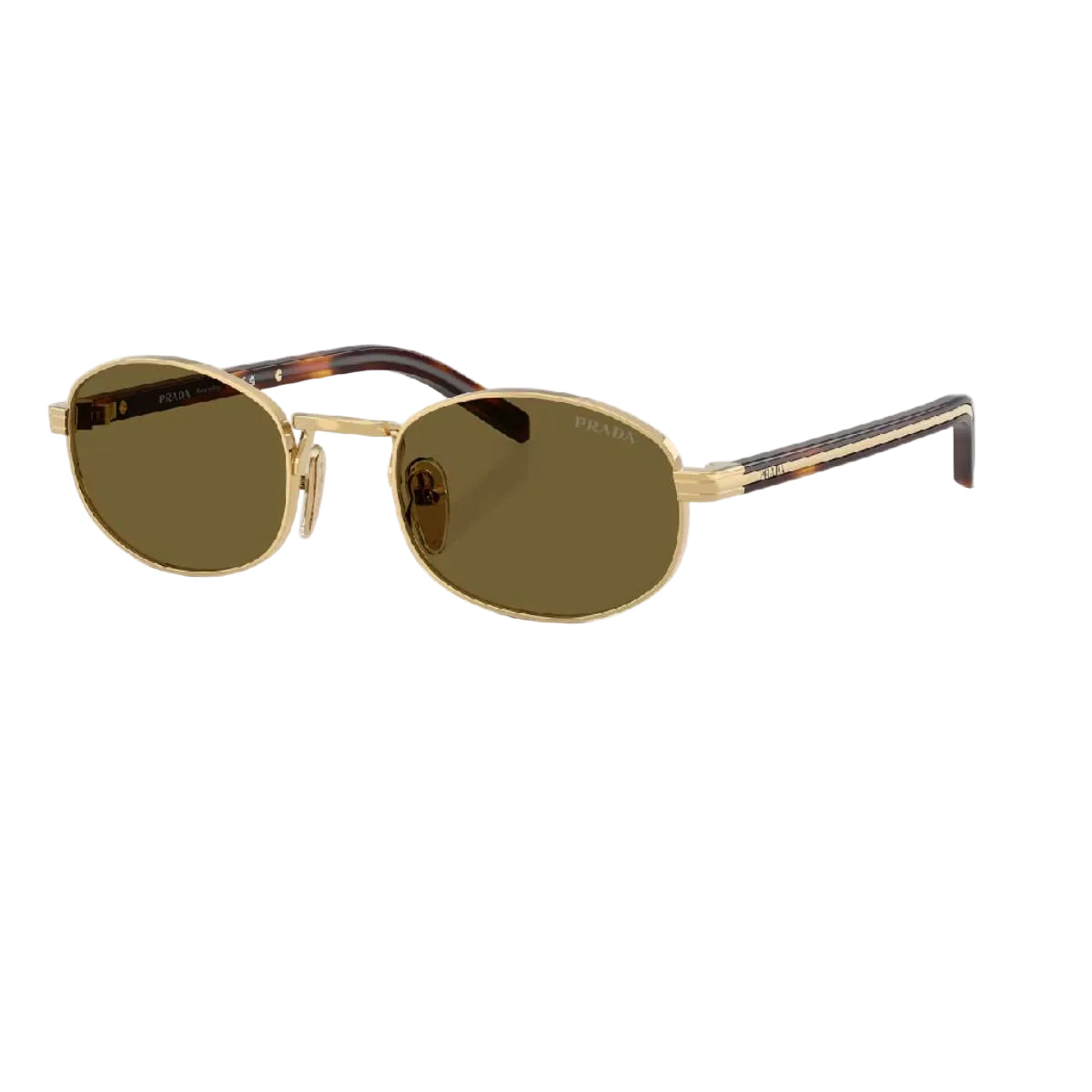 Prada PR B53S Women's Oval Solid Color Sunglasses