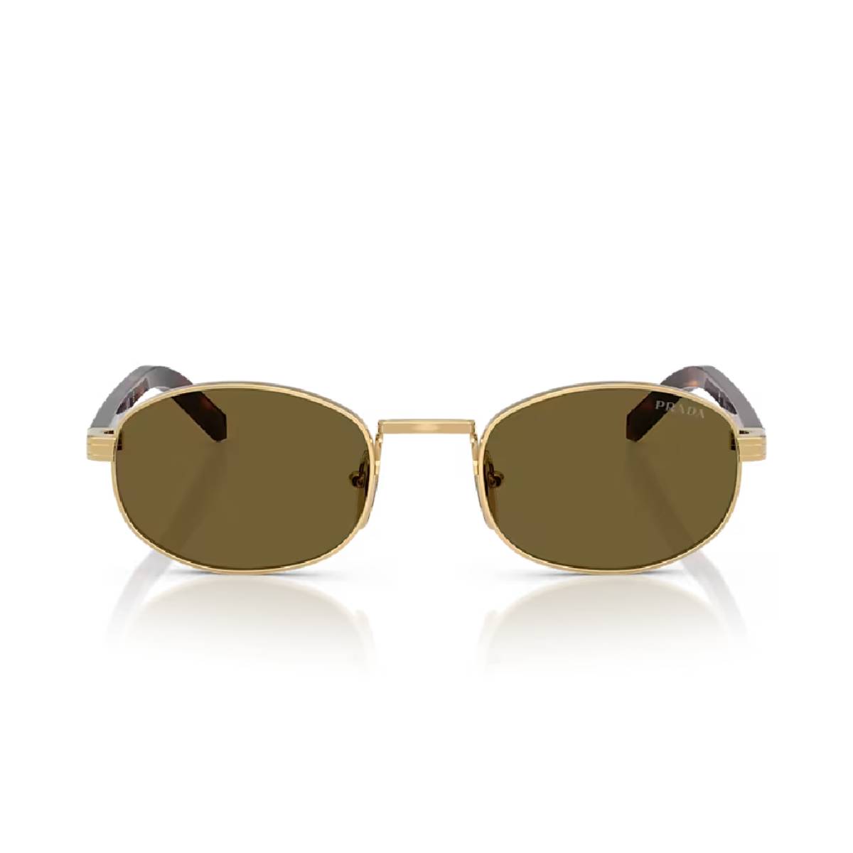 Prada PR B53S Women's Oval Solid Color Sunglasses
