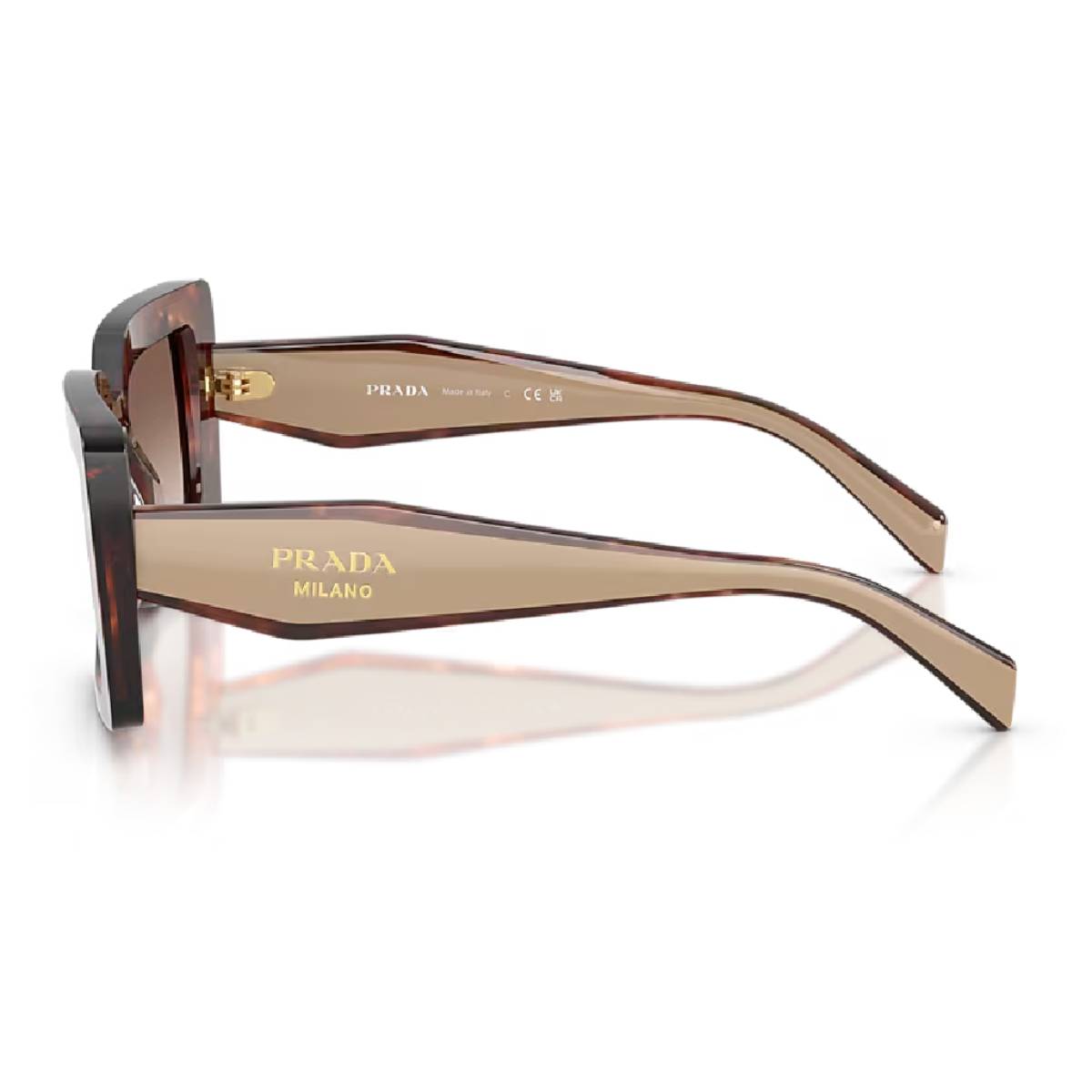 Prada PR D01S Women's Rectangular Gradient Sunglasses