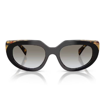 Prada PR D02S Women's Oval Gradient Sunglasses