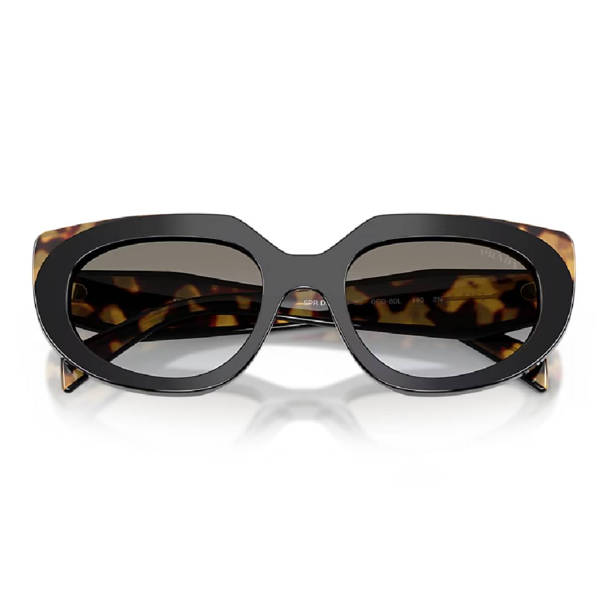 Prada PR D02S Women's Oval Gradient Sunglasses