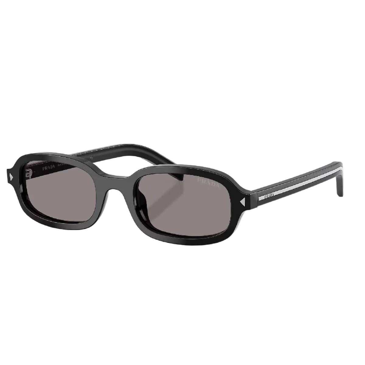 Prada PR D06S Women's Oval Solid Color Sunglasses