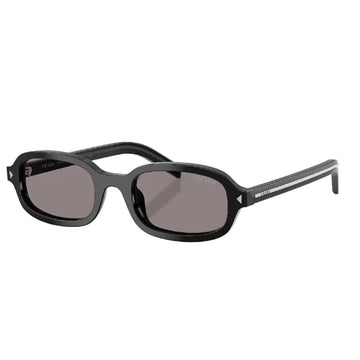 Prada PR D06S Women's Oval Solid Color Sunglasses