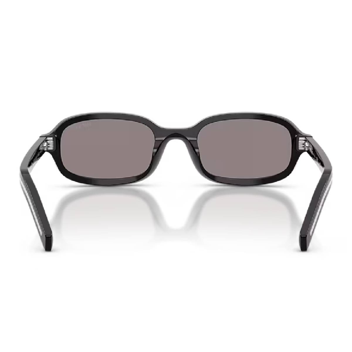 Prada PR D06S Women's Oval Solid Color Sunglasses