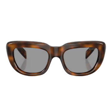 Prada PR D07S Women's Rectangular Solid Color Sunglasses