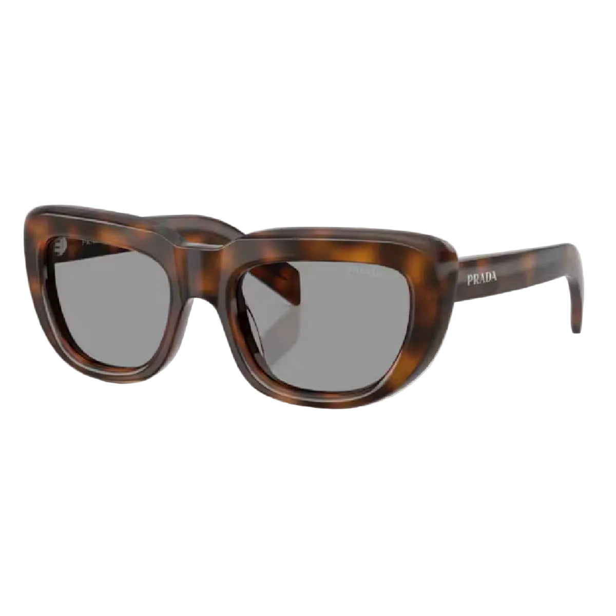 Prada PR D07S Women's Rectangular Solid Color Sunglasses