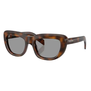 Prada PR D07S Women's Rectangular Solid Color Sunglasses