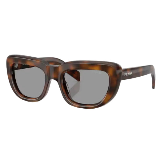 Prada PR D07S Women's Rectangular Solid Color Sunglasses