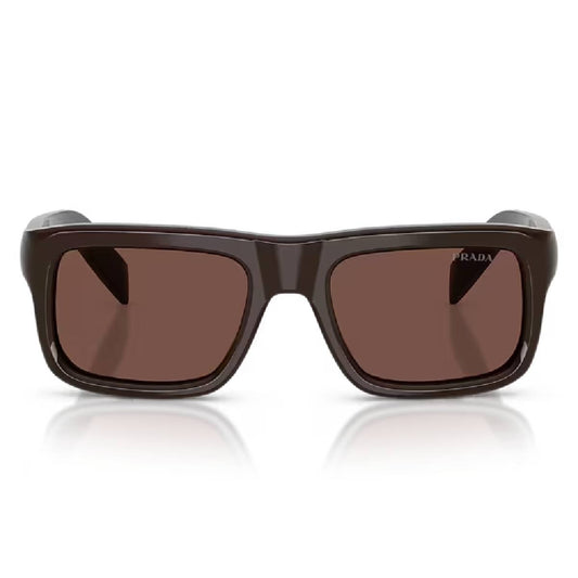 Prada PR D11S Men's Rectangular Solid Color Sunglasses