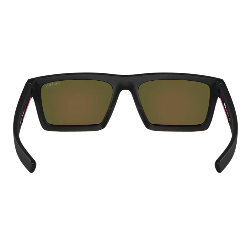 Prada Linea Rossa PS 02ZSU1BO0 Men's Rectangle Mirrored Sunglasses