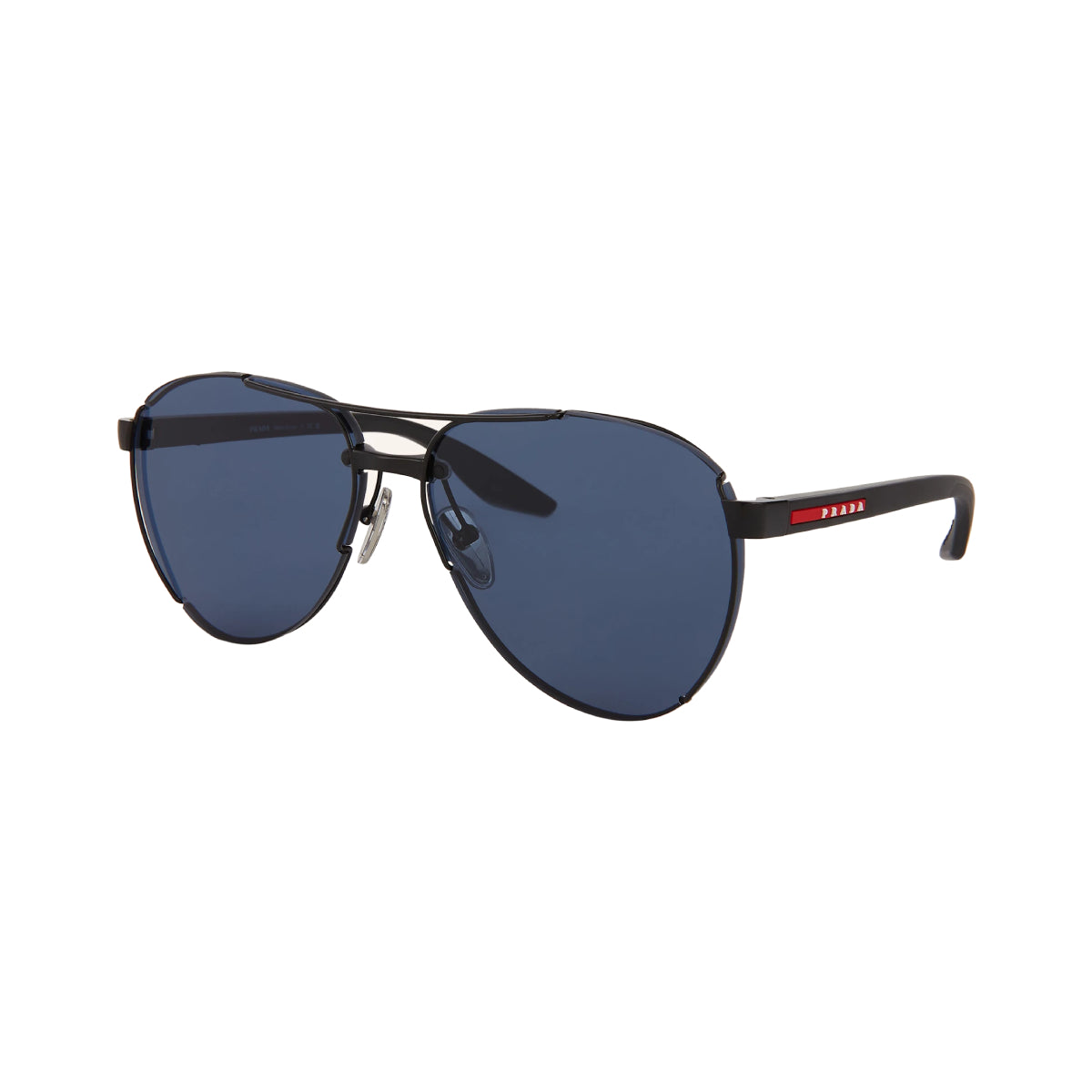 Prada Linea Rossa PS 51YS1BO06 Men's Pilot Solid Color Sunglasses