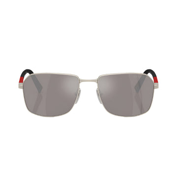 Prada Linea Rossa PS A51 Men's Rectangular Mirrored Sunglasses