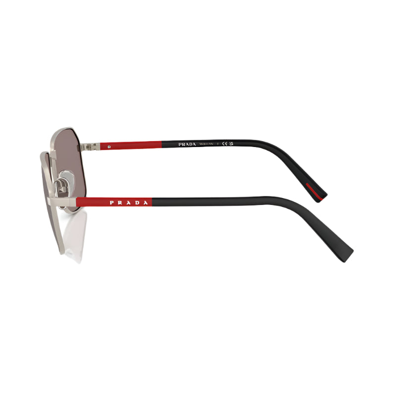Prada Linea Rossa PS A51 Men's Rectangular Mirrored Sunglasses