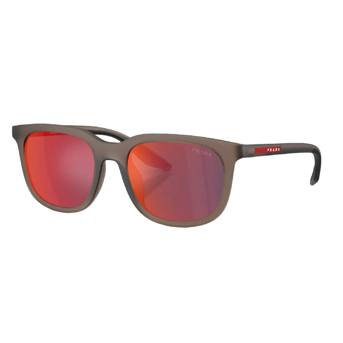 Prada Linea Rossa PS B09SU Men's Pillow Solid Color Mirrored Sunglasses