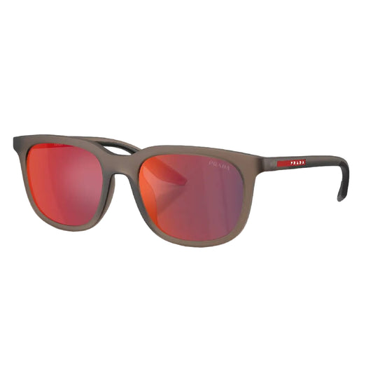 Prada Linea Rossa PS B09SU Men's Pillow Solid Color Mirrored Sunglasses