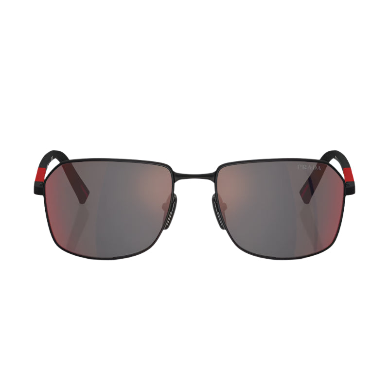 Prada Linea Rossa PS A51 Men's Rectangular Mirrored Sunglasses