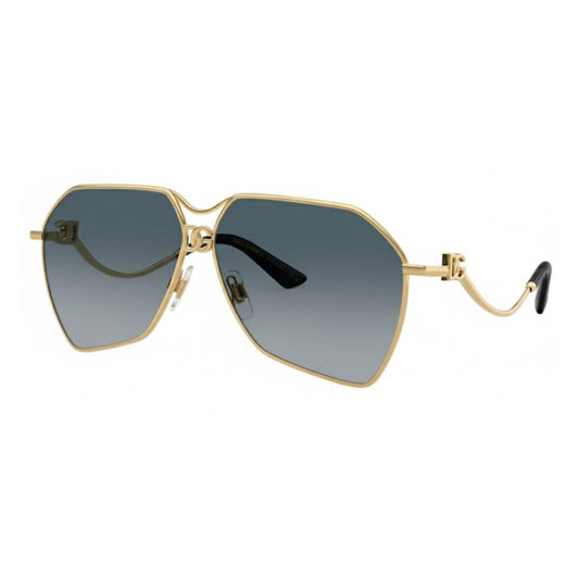 Dolce & Gabbana DG2326 Women's Pilot Gradient Sunglasses