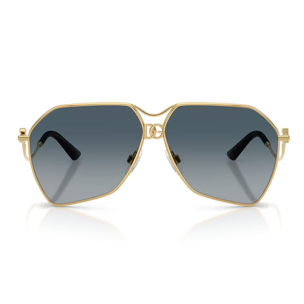 Dolce & Gabbana DG2326 Women's Pilot Gradient Sunglasses
