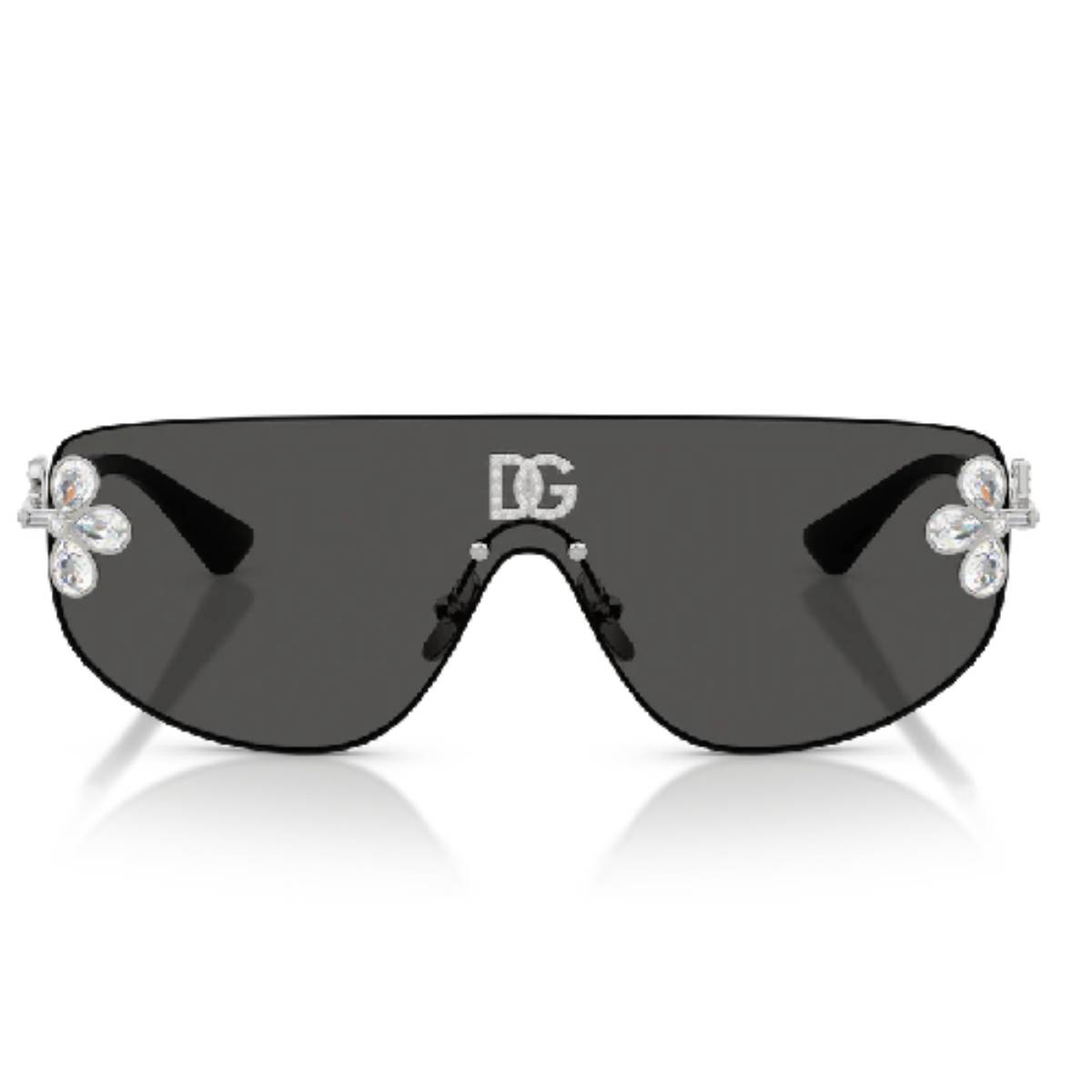 Dolce & Gabbana DG2333B Women's Rectangle Solid Color Sunglasses