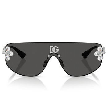 Dolce & Gabbana DG2333B Women's Rectangle Solid Color Sunglasses