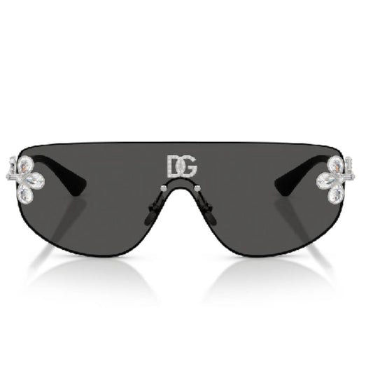 Dolce & Gabbana DG2333B Women's Rectangle Solid Color Sunglasses