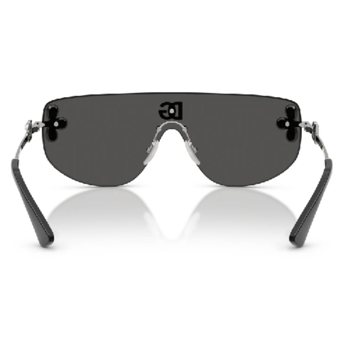 Dolce & Gabbana DG2333B Women's Rectangle Solid Color Sunglasses