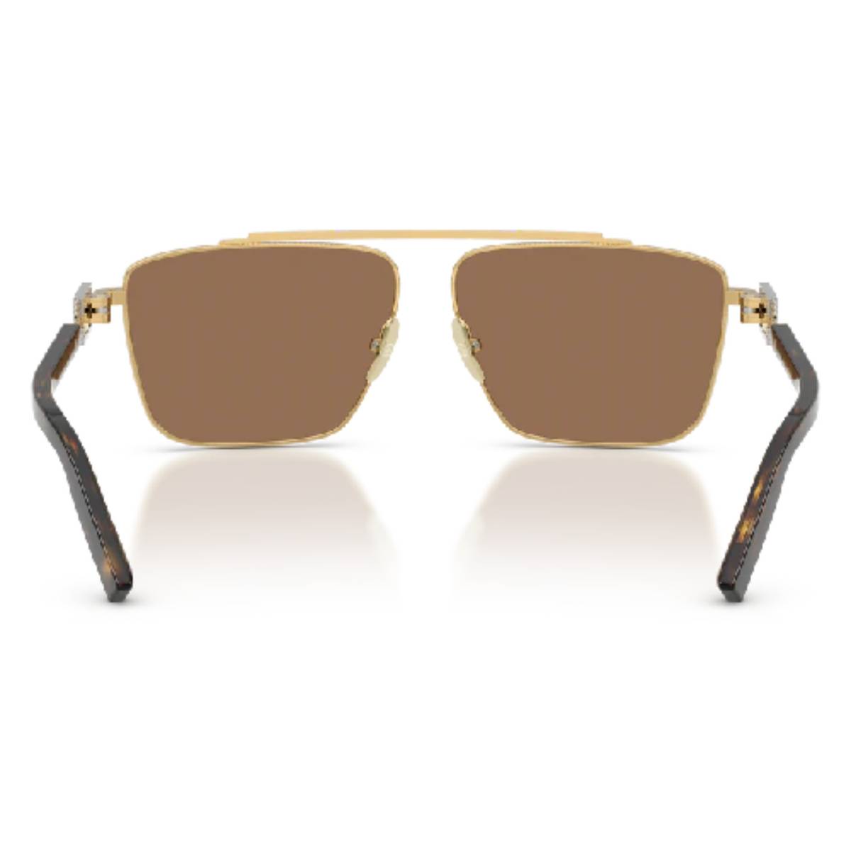 Dolce & Gabbana DG2336 Men's Square Solid Color Sunglasses