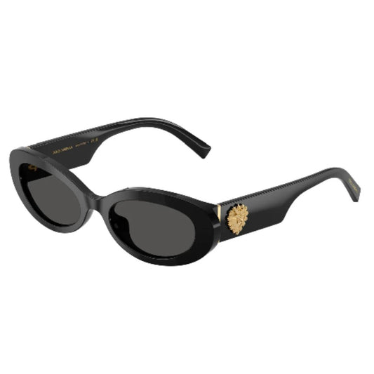 Dolce & Gabbana DG4537 Women's Oval Solid Color Sunglasses