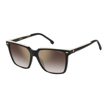 Carrera 3069/S Women's Rectangular Sunglasses - Black/Beige