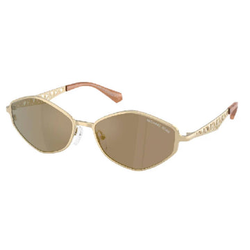 Michael Kors MK1181 Gold Coast Women's Geometric Solid Color Sunglasses