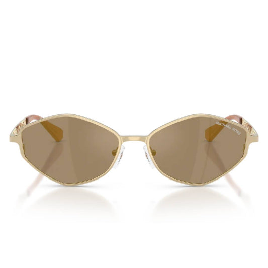 Michael Kors MK1181 Gold Coast Women's Geometric Solid Color Sunglasses