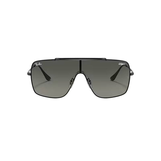 Ray-Ban Wings II 0RB369711/35 Unisex Square Gradient Sunglass - Black/Gray