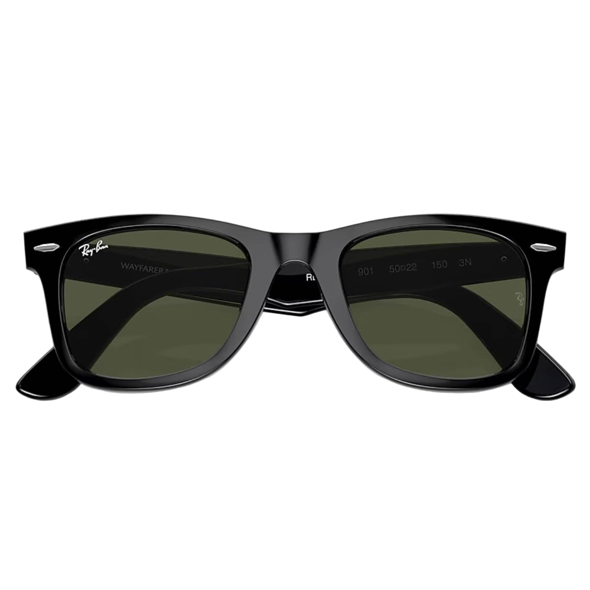 Ray-Ban Wayfarer RB2140/90154 Women's Square Solid Color Sunglasses