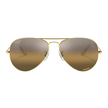 Ray-Ban Aviator RB30259196G5 Unisex Pilot Chromance Sunglasses