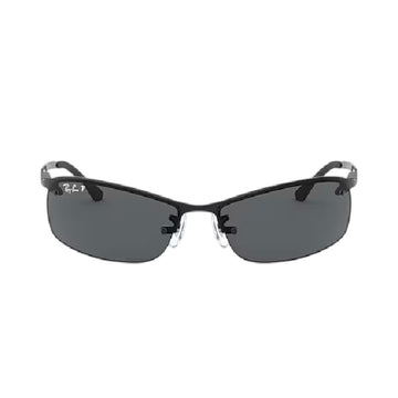 Ray-Ban RB3183 Men's Rectangle Polarized Sunglasses