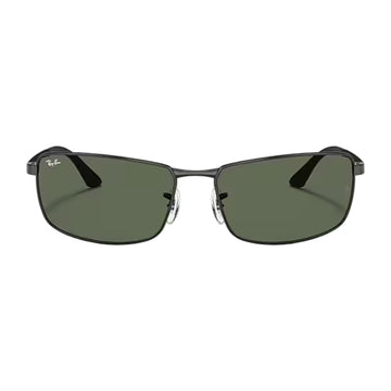 Ray-Ban RB3498 Men's Rectangle Solid Color Sunglasses