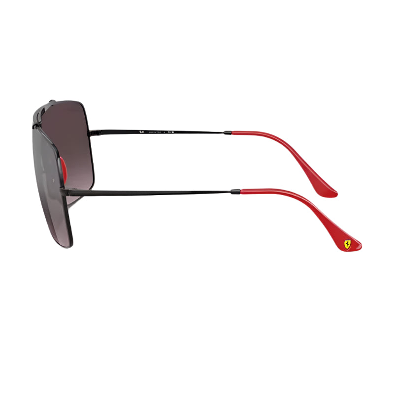 Ray-Ban Scuderia Ferrari RB3697MF009Y Unisex Square Solid Color Mirror Sunglasses