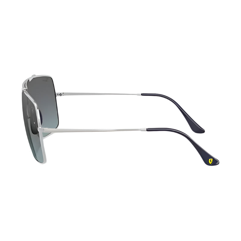 Ray-Ban Scuderia Ferrari RB3697MF104Y Unisex Square Solid Color Mirror Sunglasses