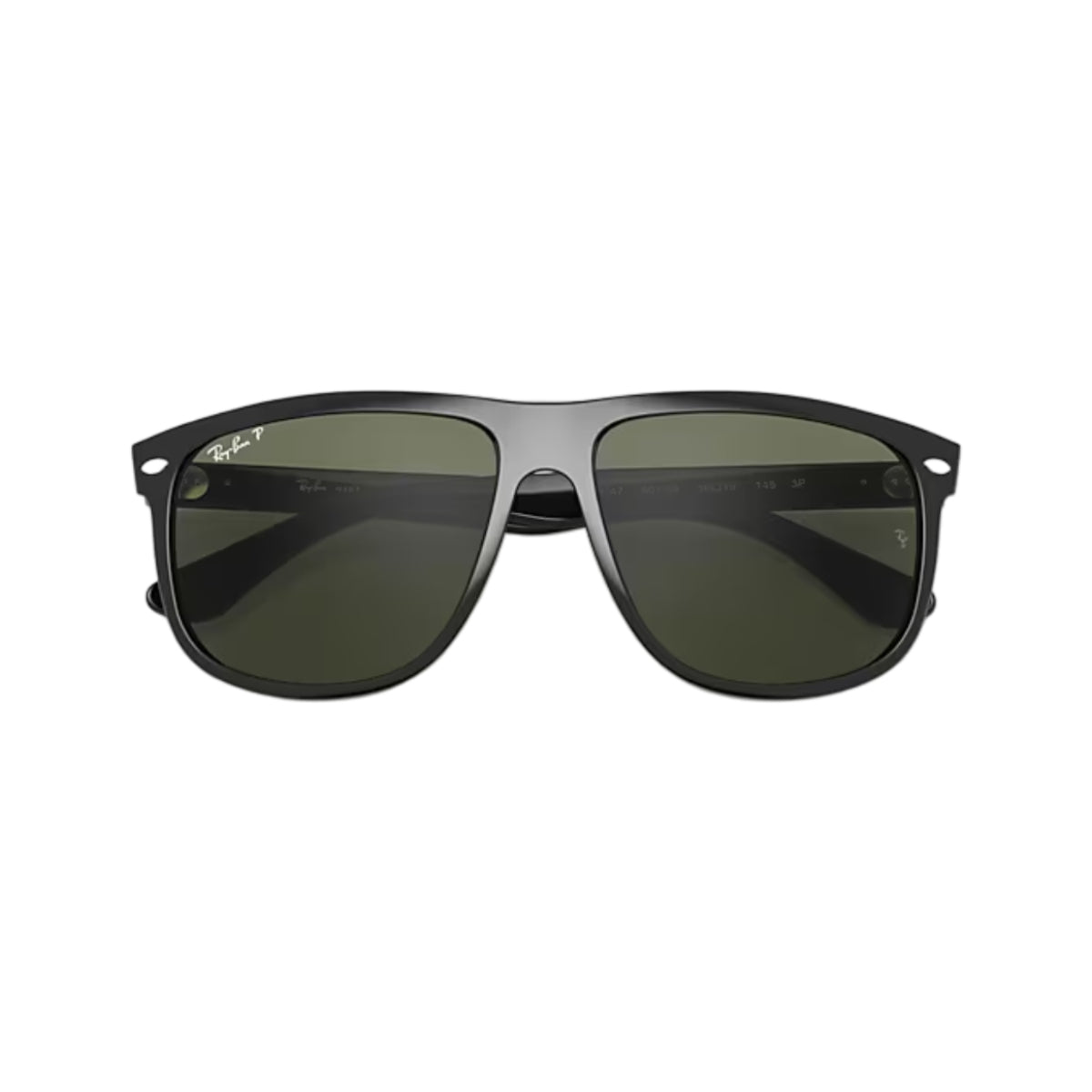 Ray-Ban RB4147 Boyfriend Unisex Square Solid Color Sunglasses