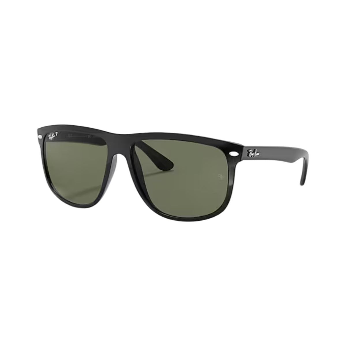 Ray-Ban RB4147 Boyfriend Unisex Square Solid Color Sunglasses